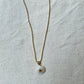 Tiny shell necklace with painting, little star fish