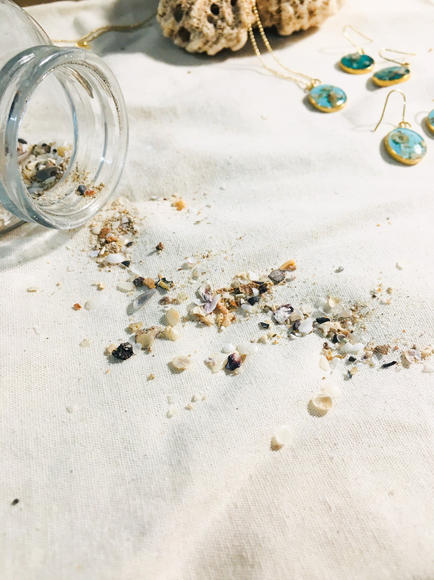 White Sandy Beach necklace