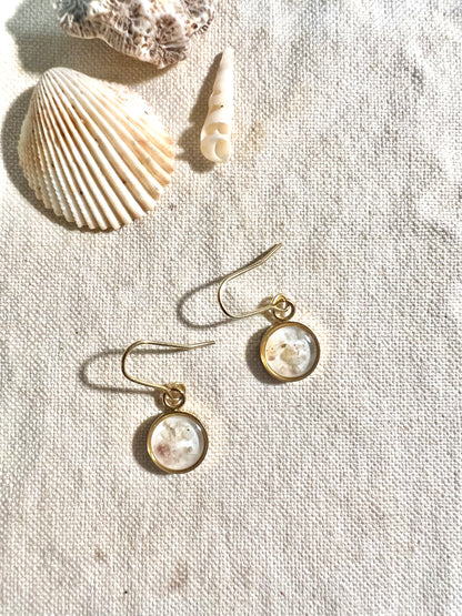 White Sandy Beach earrings