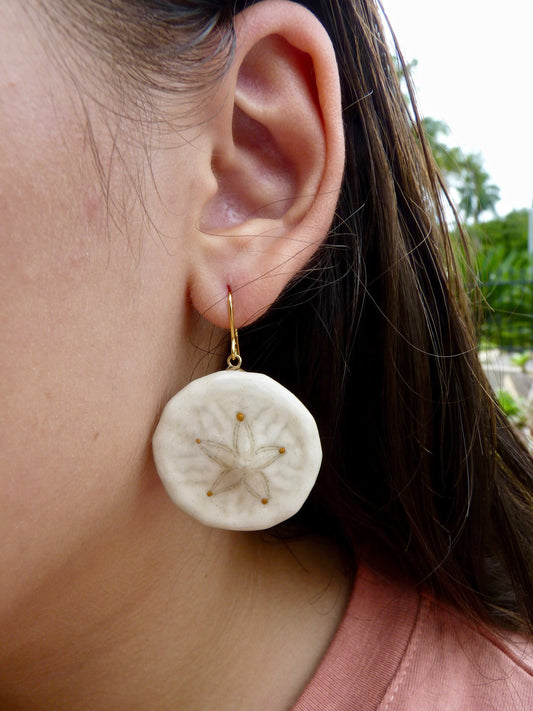 Sand Dollar Treasure earrings