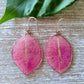 Bougainvillea earrings, pink