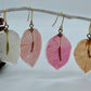 Bougainvillea earrings, white