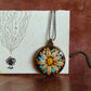 Gemstone & Seed necklace (Turquoise, Lapis lazuli or Chrysocolla)