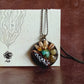Gemstone & Seed necklace (Turquoise, Lapis lazuli or Chrysocolla)