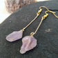 Darwin Amethyst / Crystal earrings