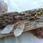 Darwin Amethyst / Crystal earrings