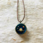 Luna Planet Pendant with Sand Stone